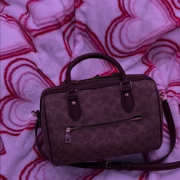 Coach Brown Signature Satchel